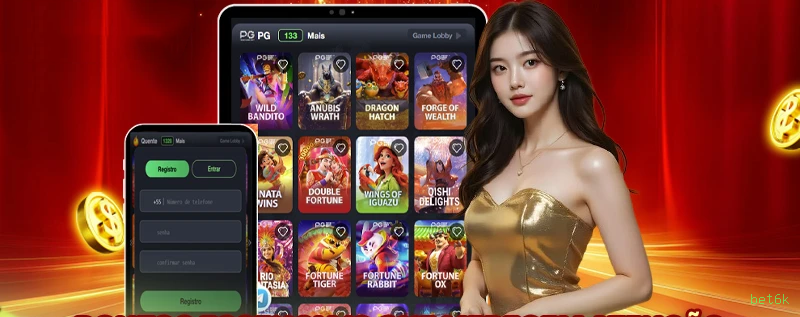 App bet6k para Android e iOS - download grátis